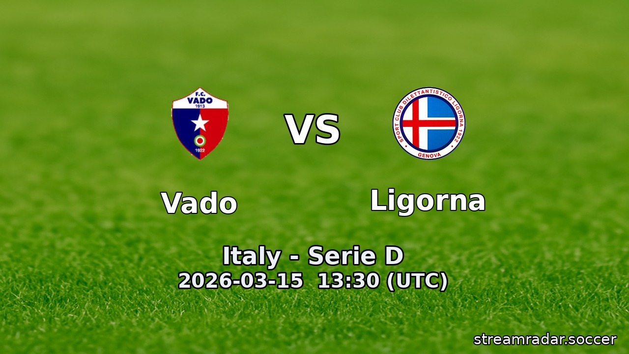 Vado vs Ligorna