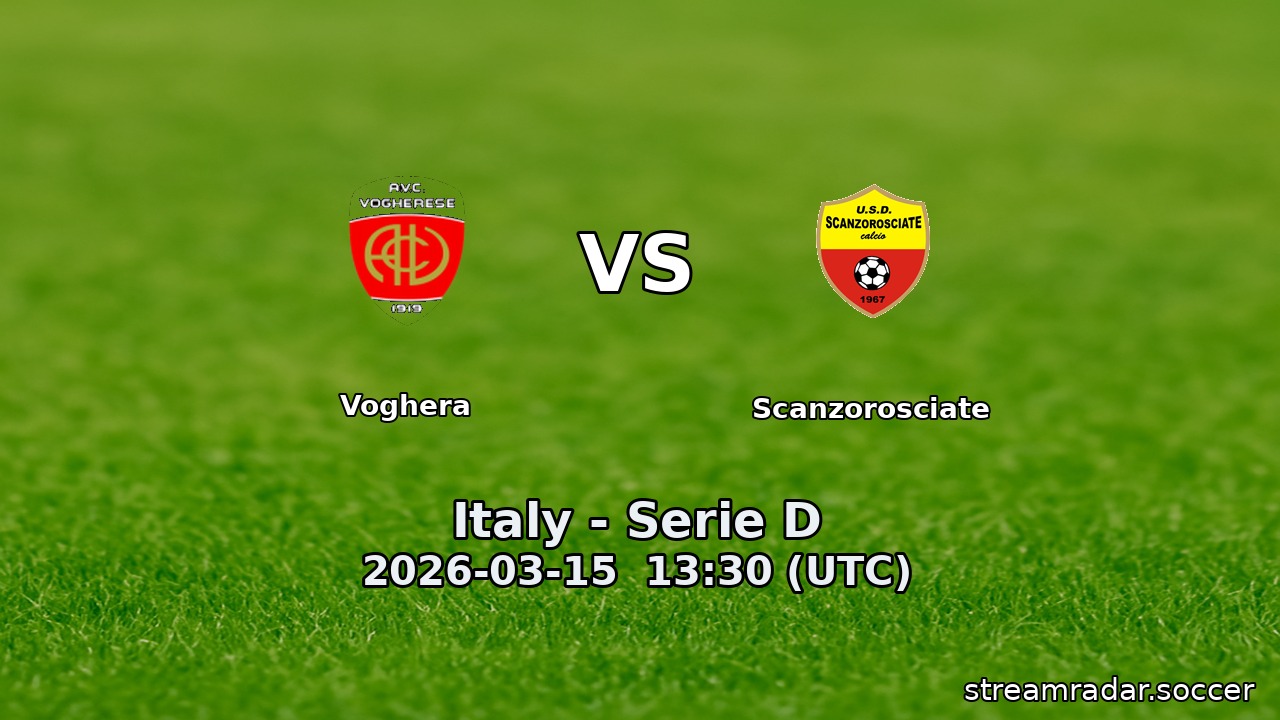 Voghera vs Scanzorosciate