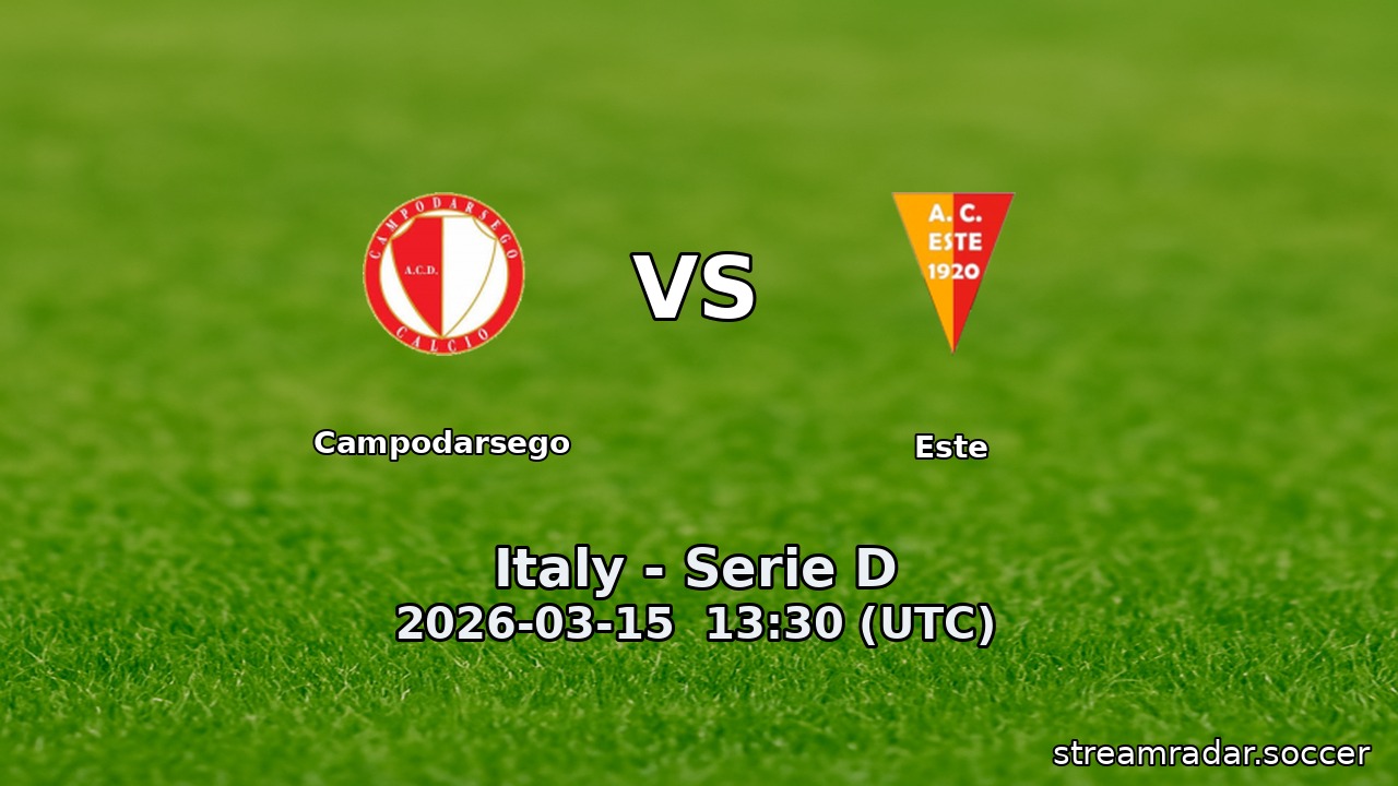Campodarsego vs Este