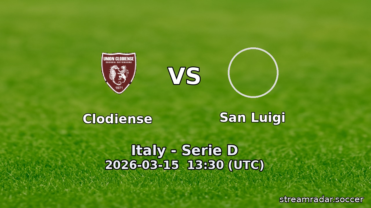 Clodiense vs San Luigi
