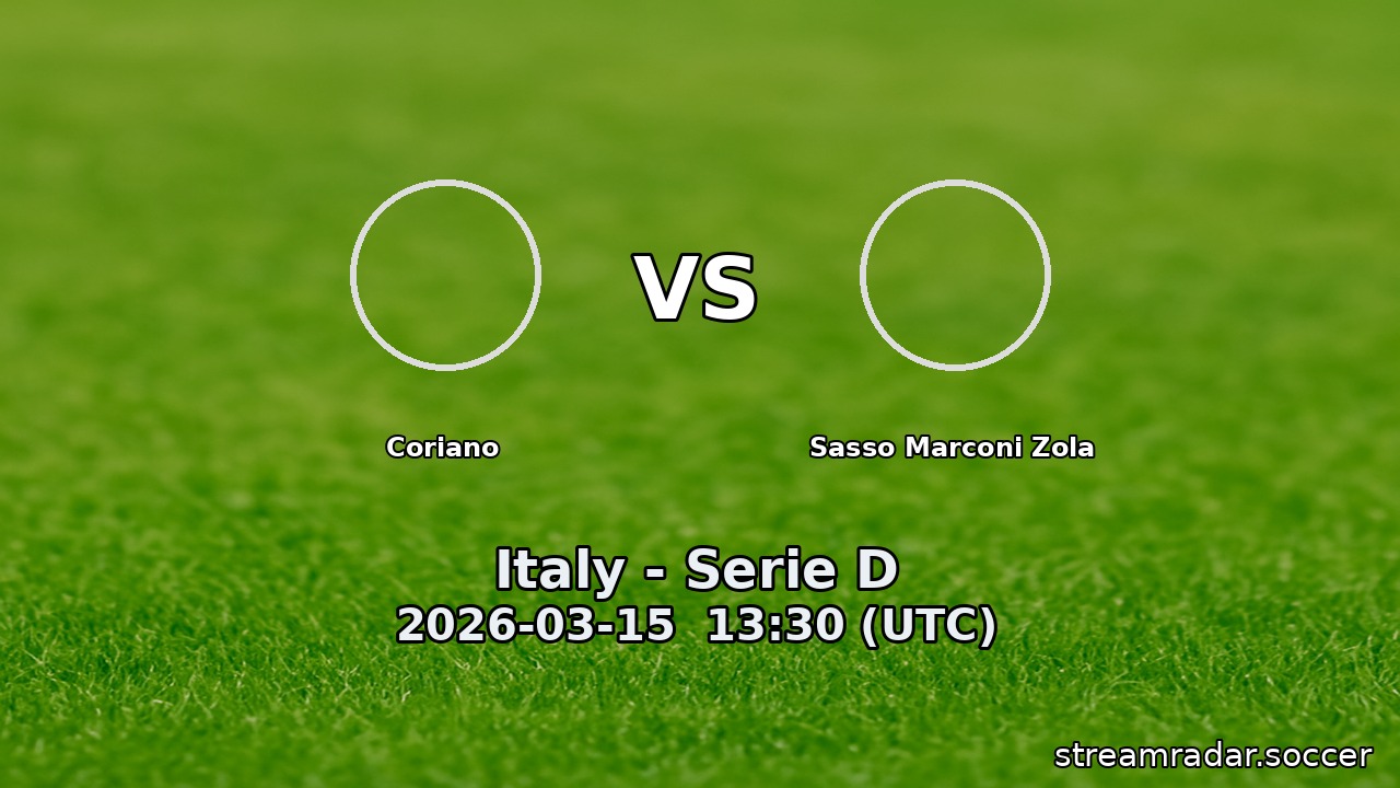 Coriano vs Sasso Marconi Zola