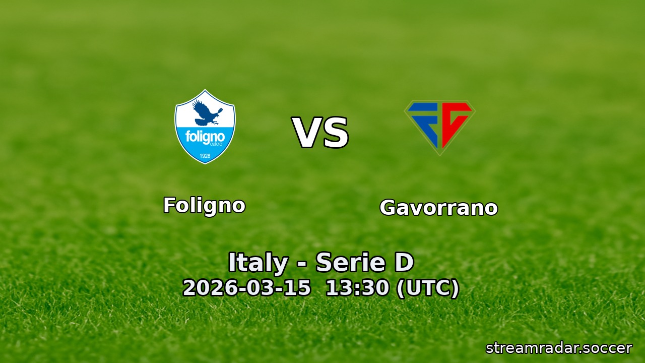 Foligno vs Gavorrano