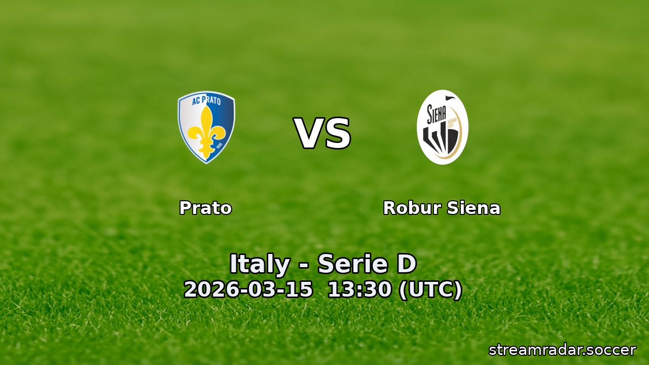 Prato vs Robur Siena