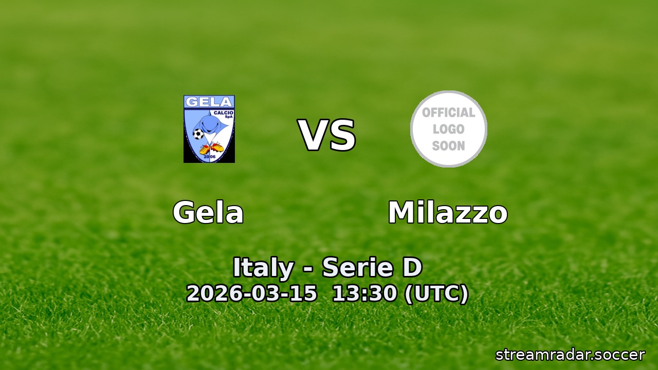 Gela vs Milazzo