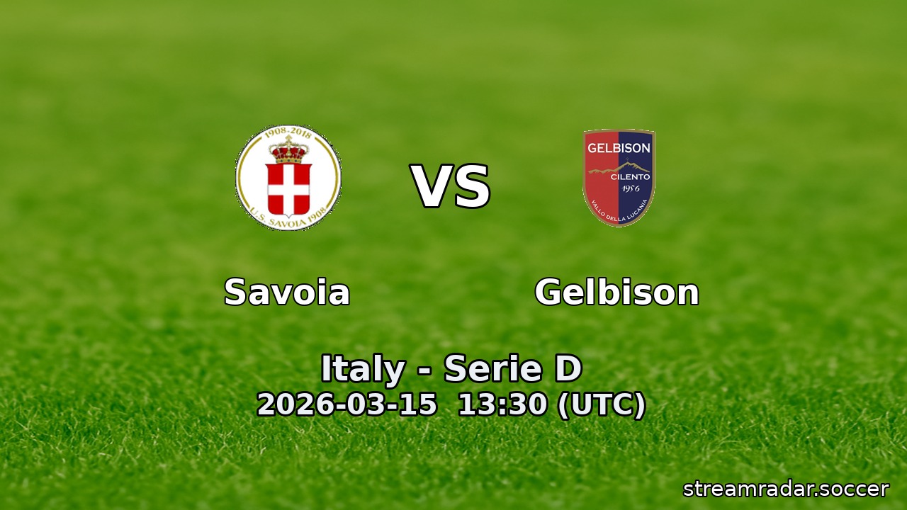 Savoia vs Gelbison