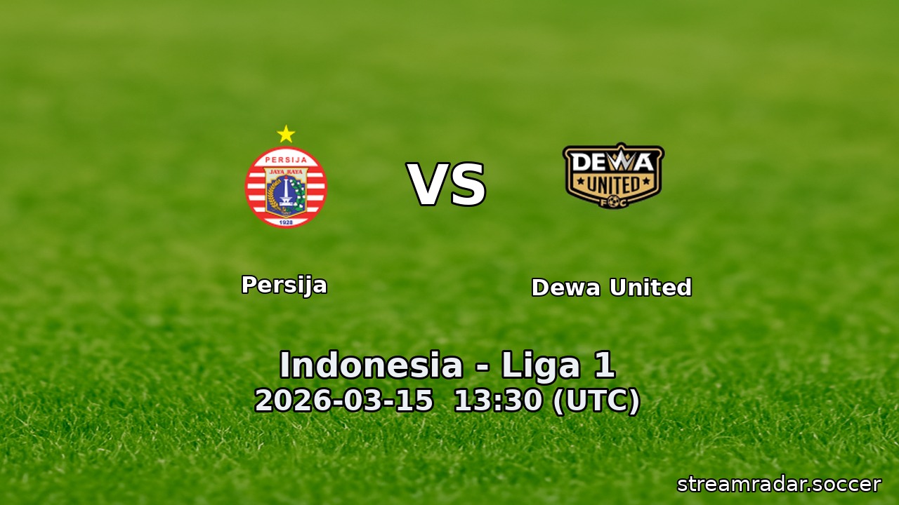 Persija vs Dewa United