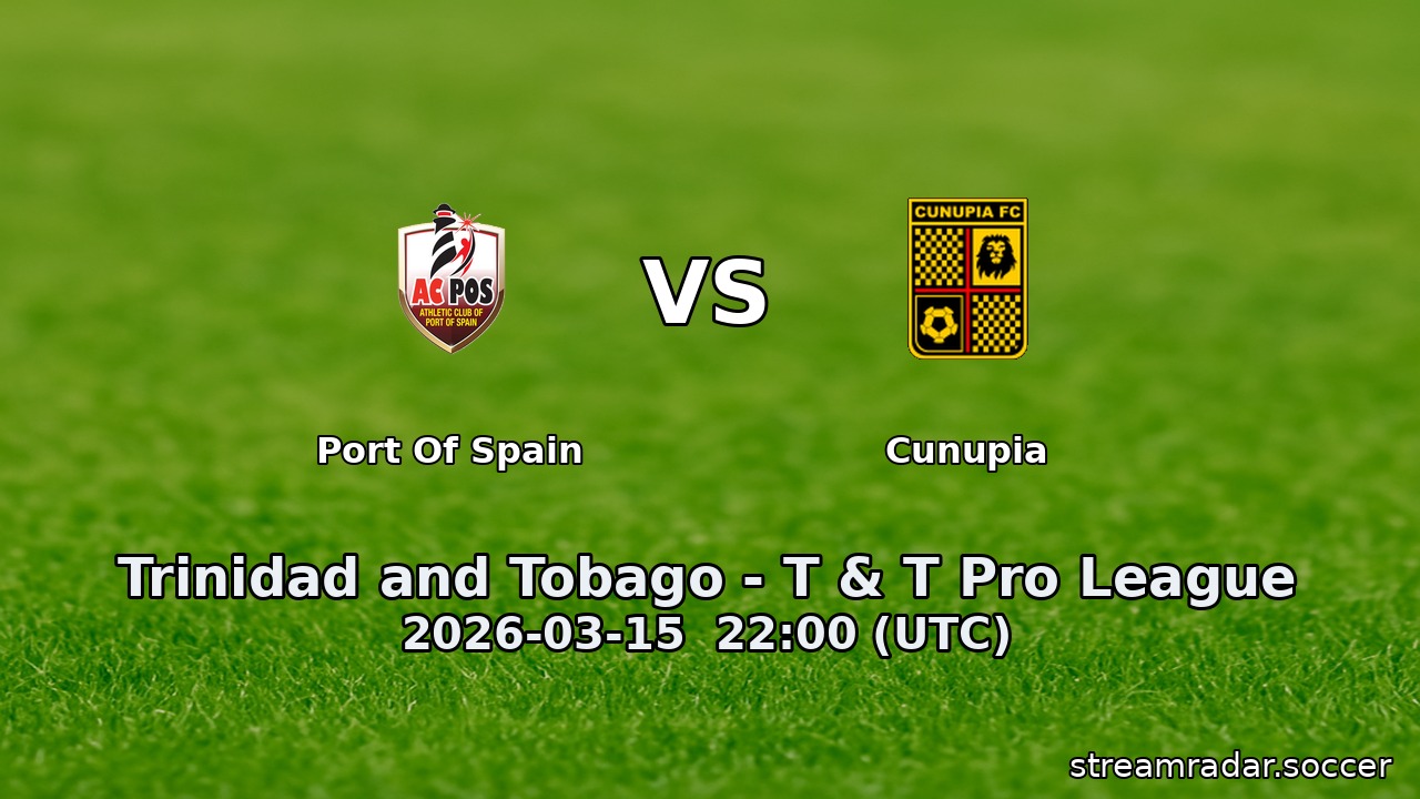 Port Of Spain vs Cunupia