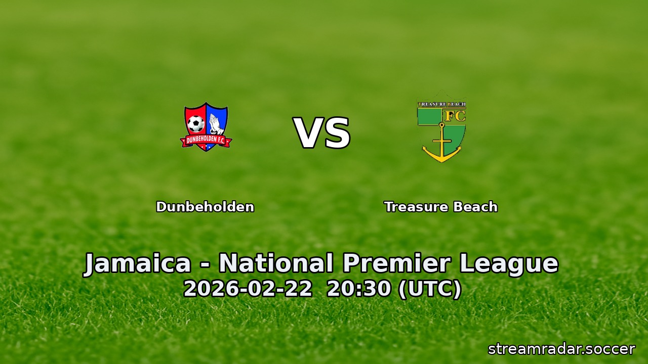 Dunbeholden vs Treasure Beach