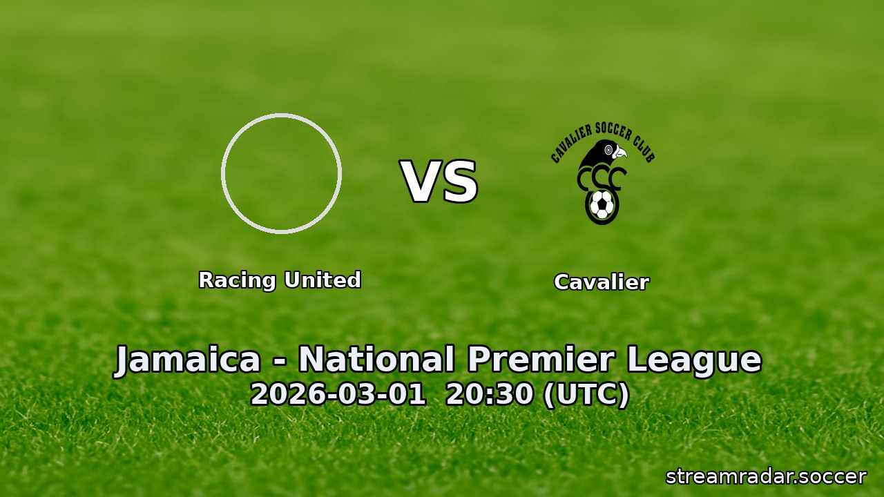Racing United vs Cavalier