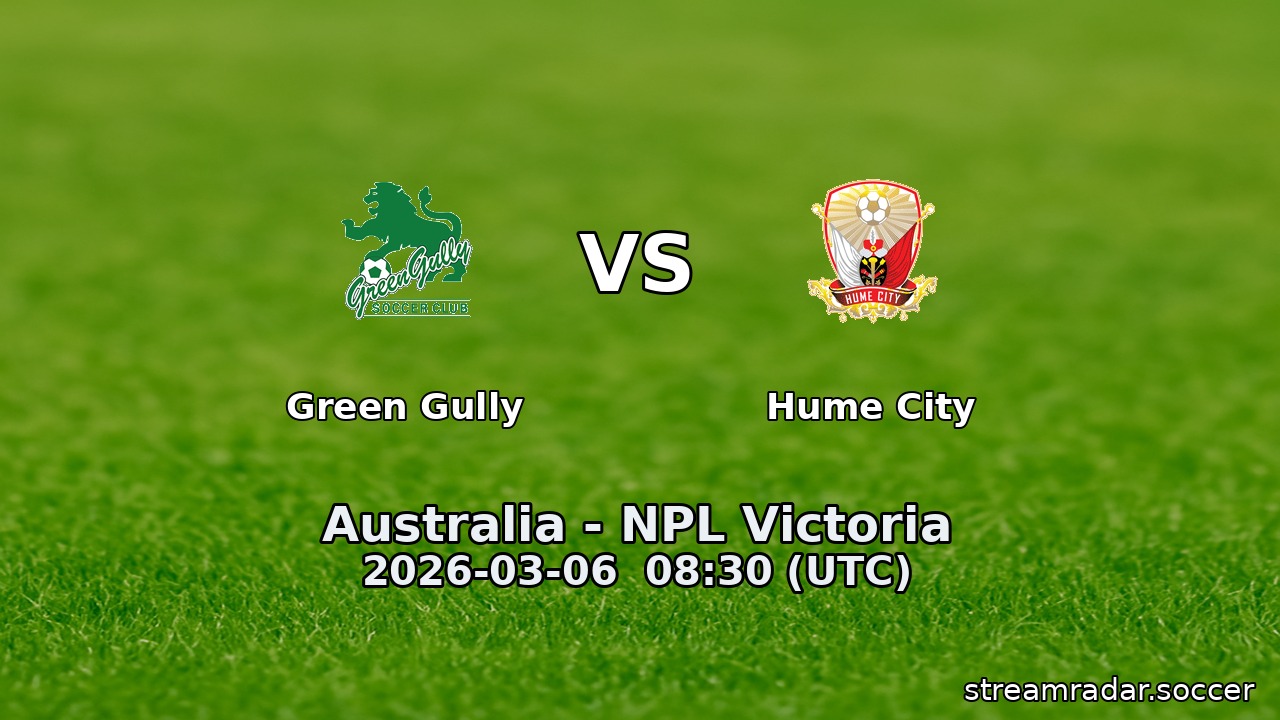 Green Gully vs Hume City