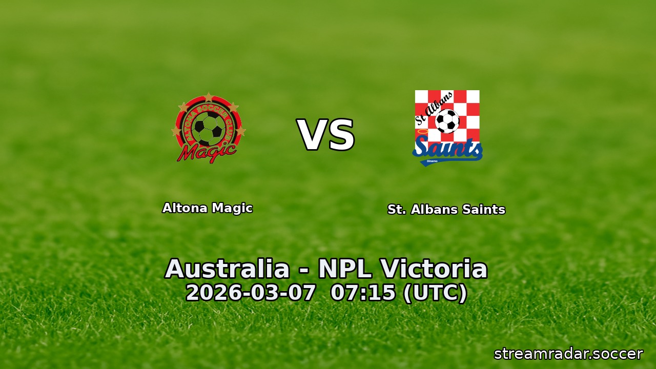 Altona Magic vs St. Albans Saints