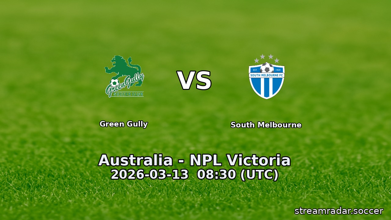 Green Gully vs South Melbourne