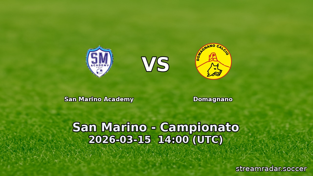 San Marino Academy vs Domagnano