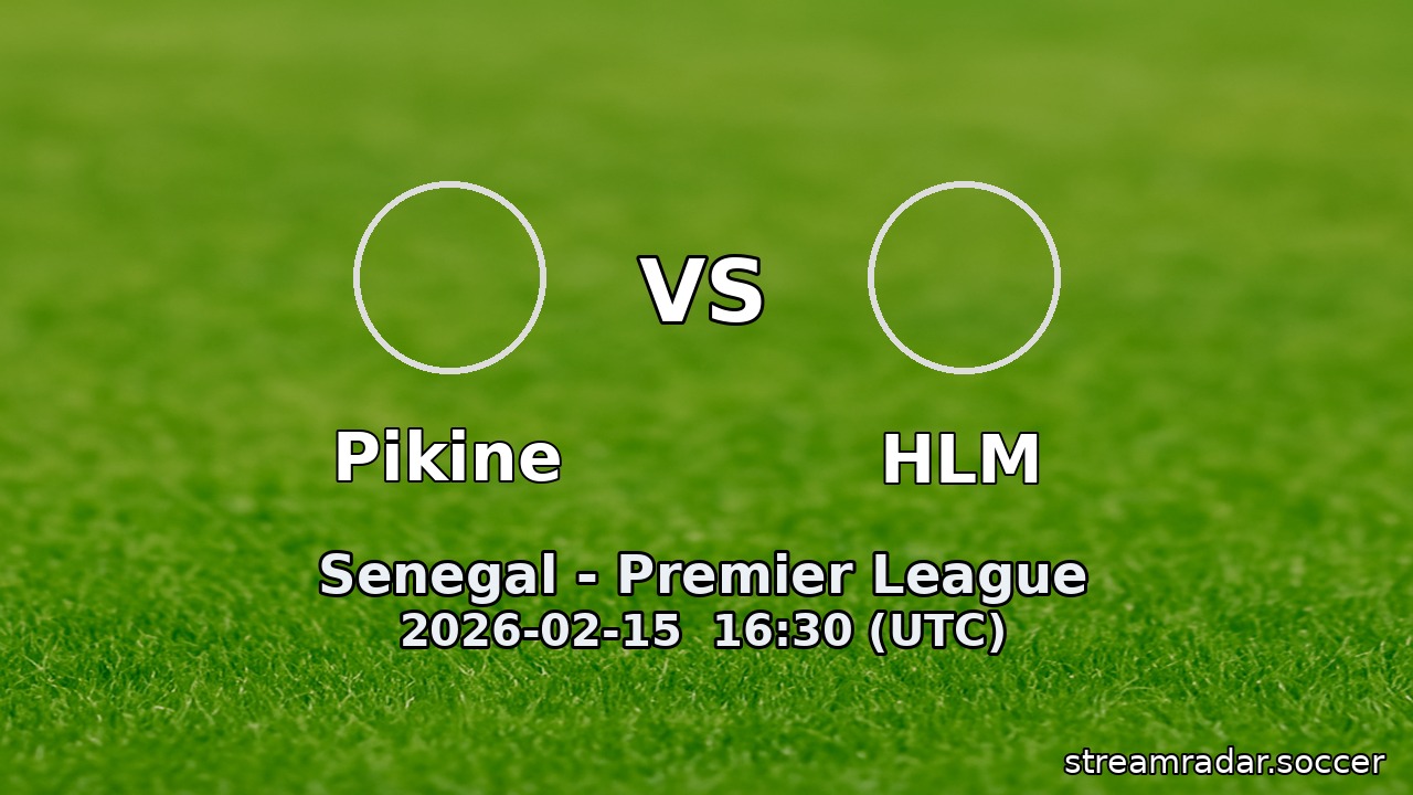 Pikine vs HLM