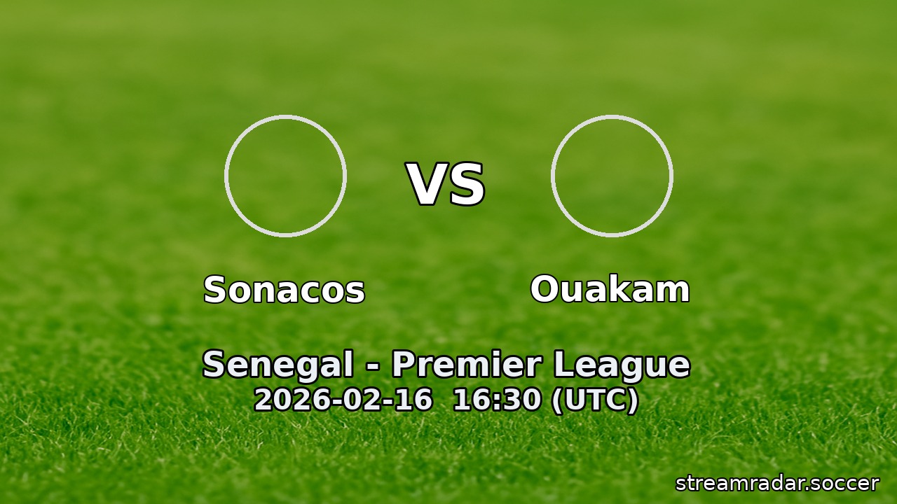Sonacos vs Ouakam
