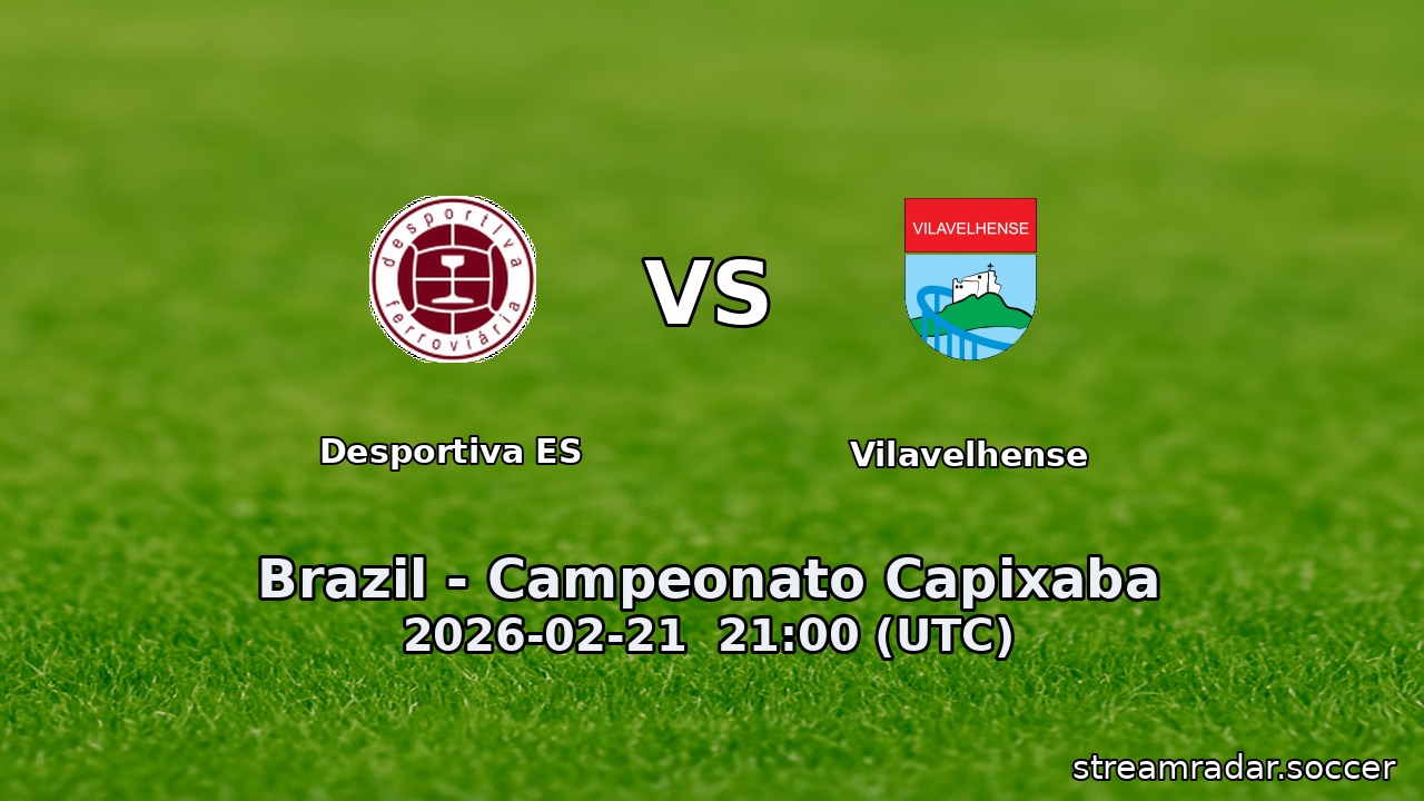 Desportiva ES vs Vilavelhense