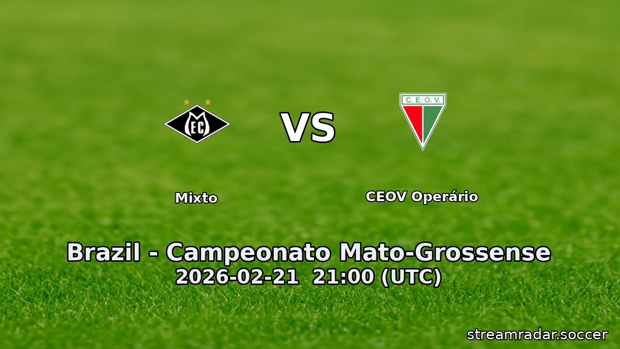 Mixto vs CEOV Operário