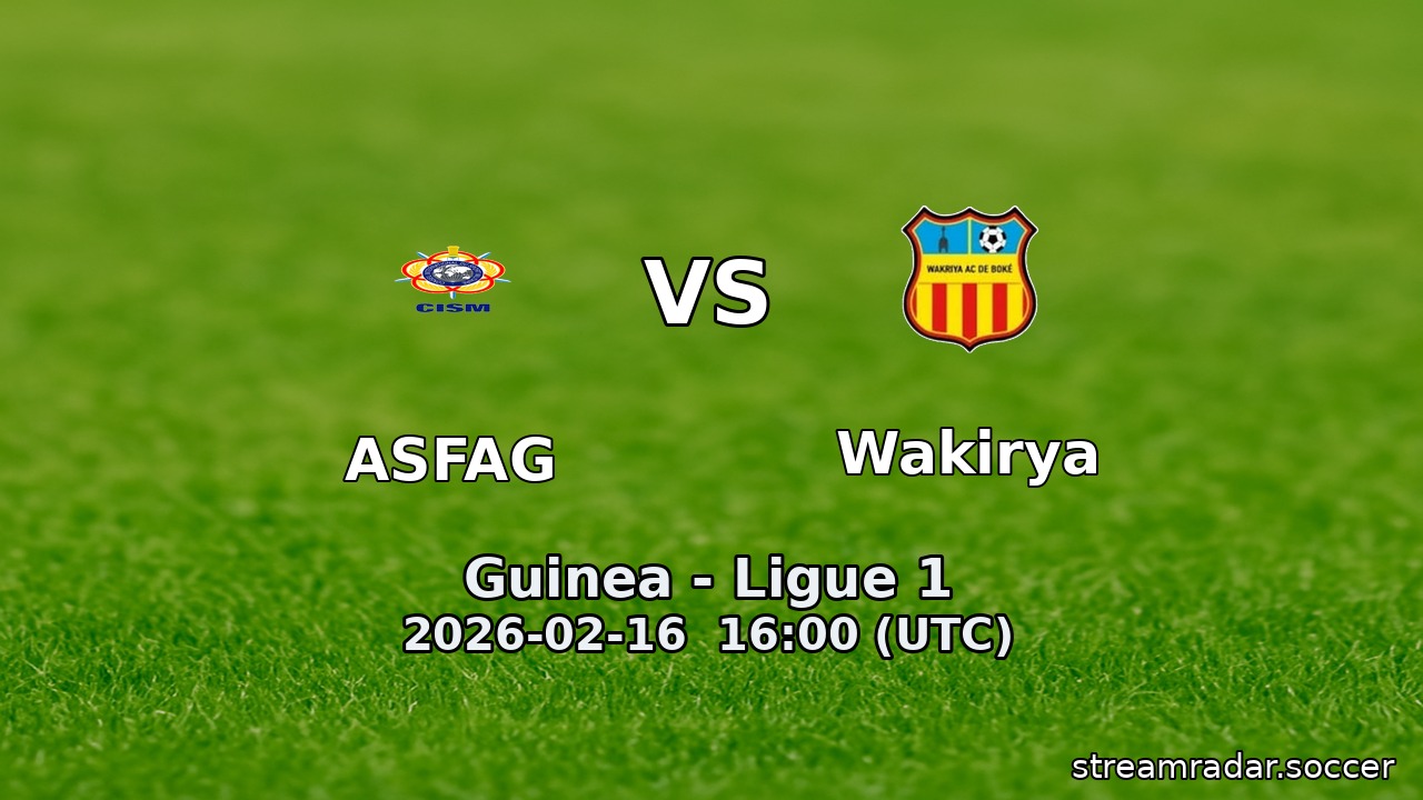 ASFAG vs Wakirya