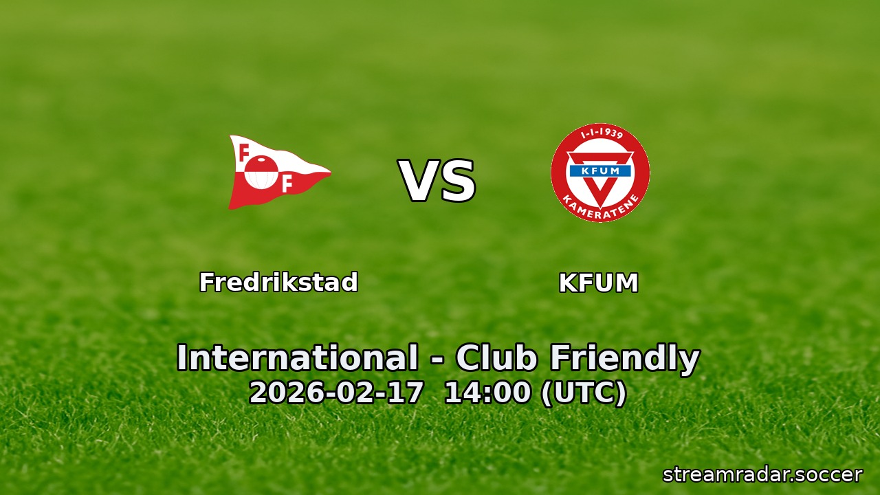 Fredrikstad vs KFUM