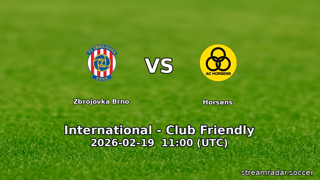 Zbrojovka Brno vs Horsens