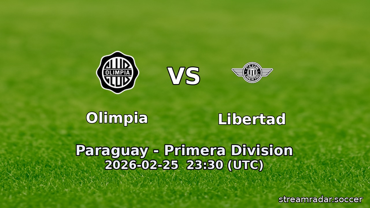 Olimpia vs Libertad