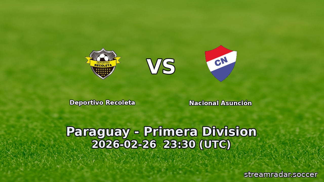 Deportivo Recoleta vs Nacional Asunción