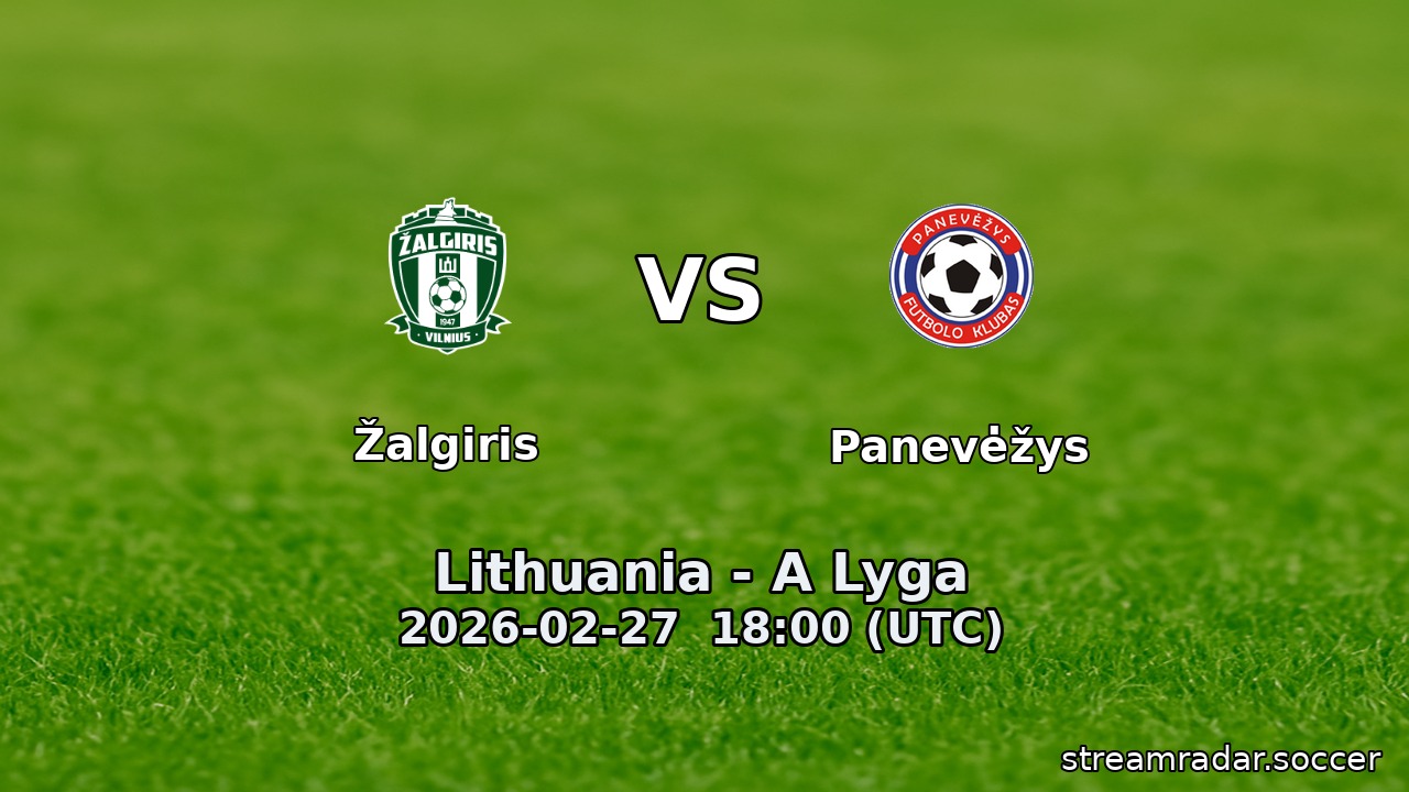 Žalgiris vs Panevėžys