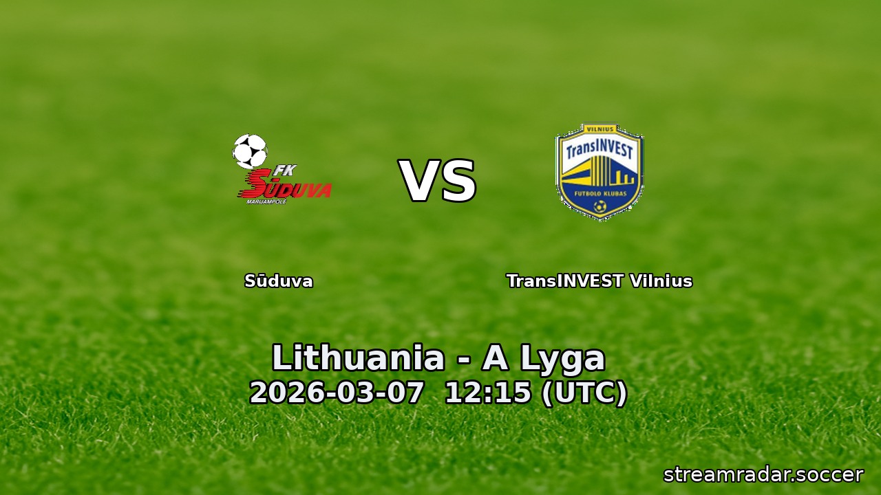 Sūduva vs TransINVEST Vilnius