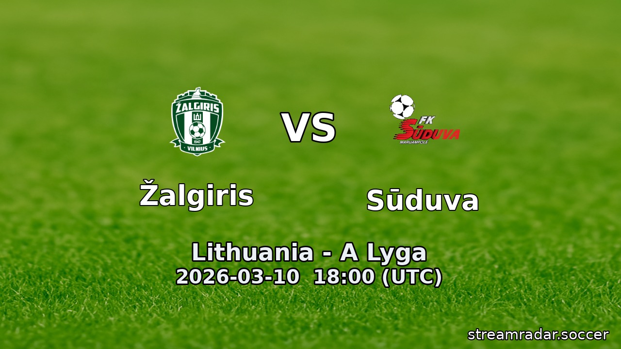 Žalgiris vs Sūduva