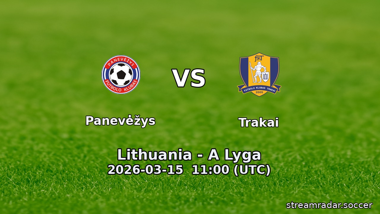 Panevėžys vs Trakai