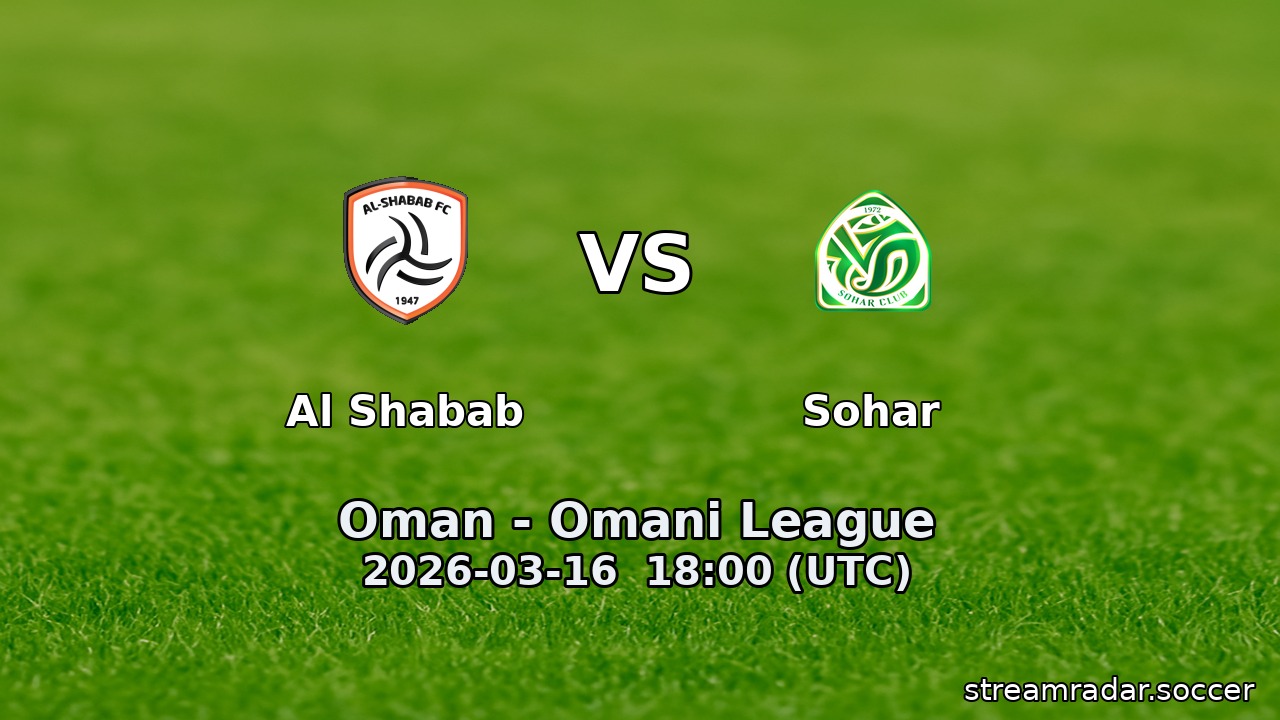 Al Shabab vs Sohar