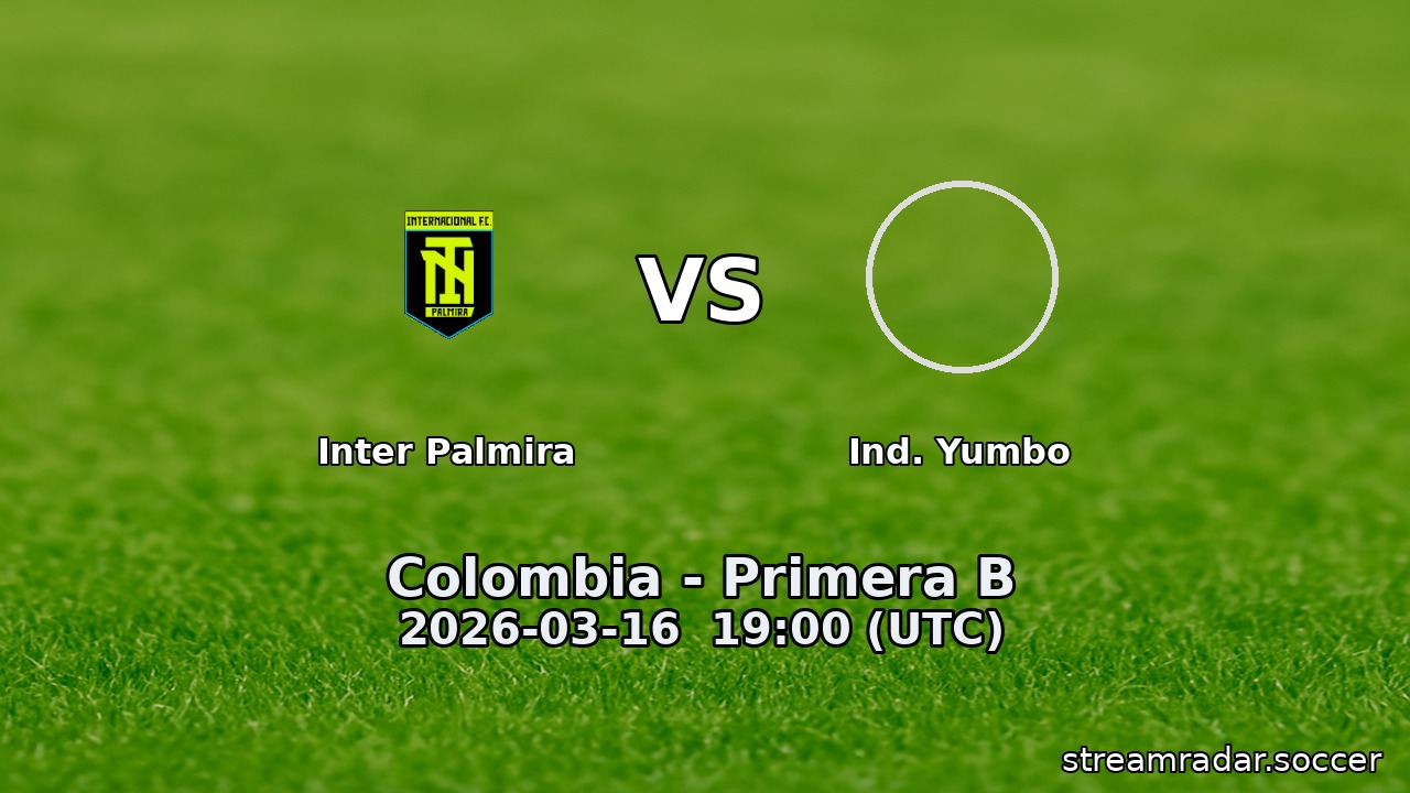 Inter Palmira vs Ind. Yumbo