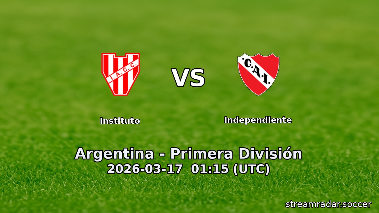Instituto vs Independiente