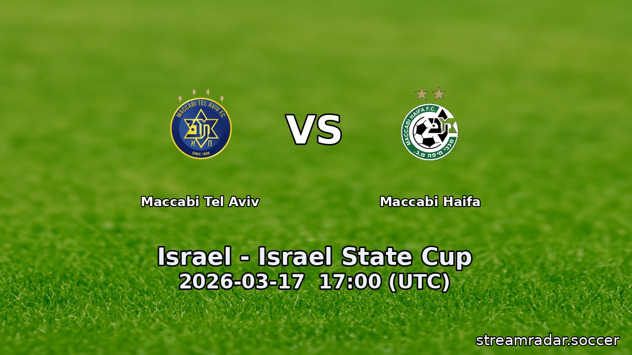 Maccabi Tel Aviv vs Maccabi Haifa