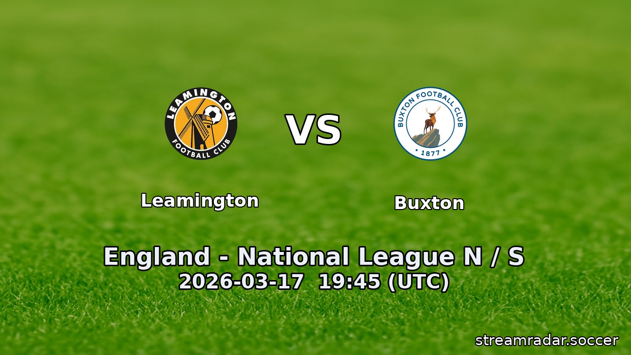 Leamington vs Buxton