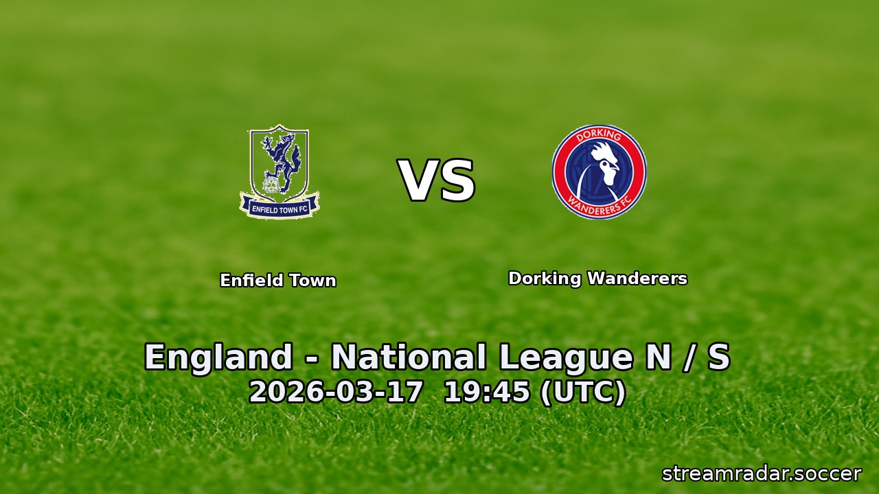 Enfield Town vs Dorking Wanderers