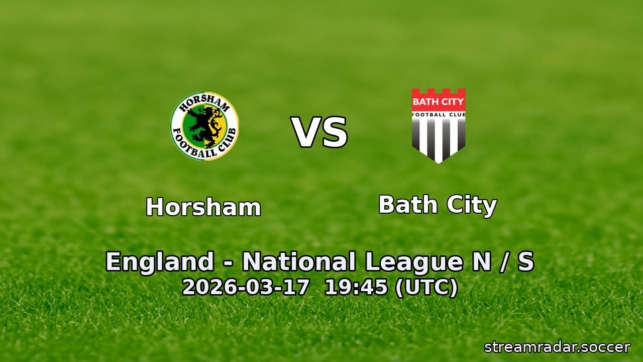 Horsham vs Bath City