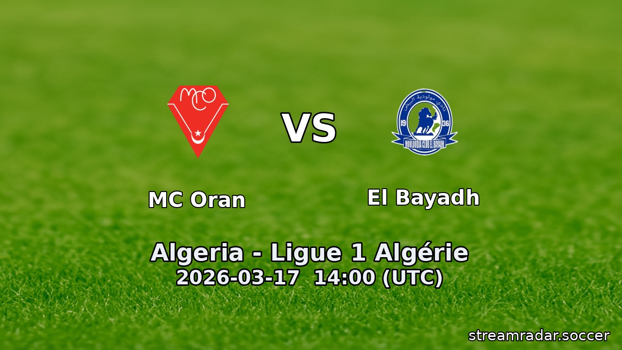 MC Oran vs El Bayadh