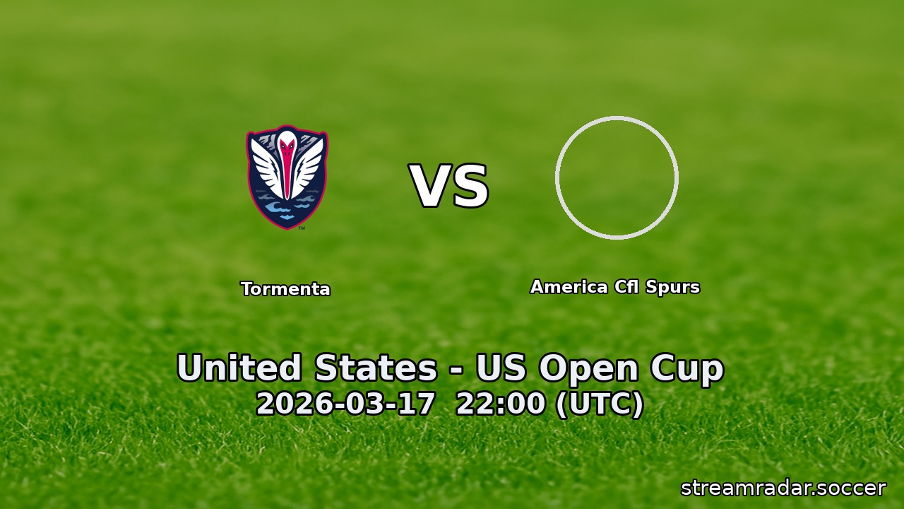 Tormenta vs America Cfl Spurs