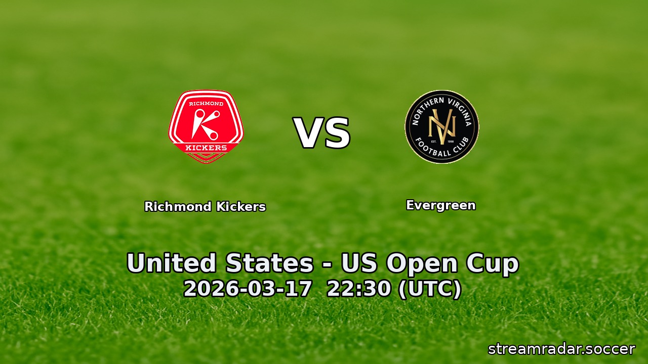 Richmond Kickers vs Evergreen