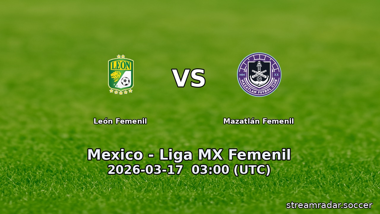 León Femenil vs Mazatlán Femenil