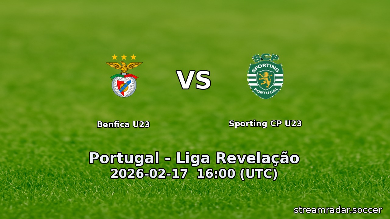 Benfica U23 vs Sporting CP U23