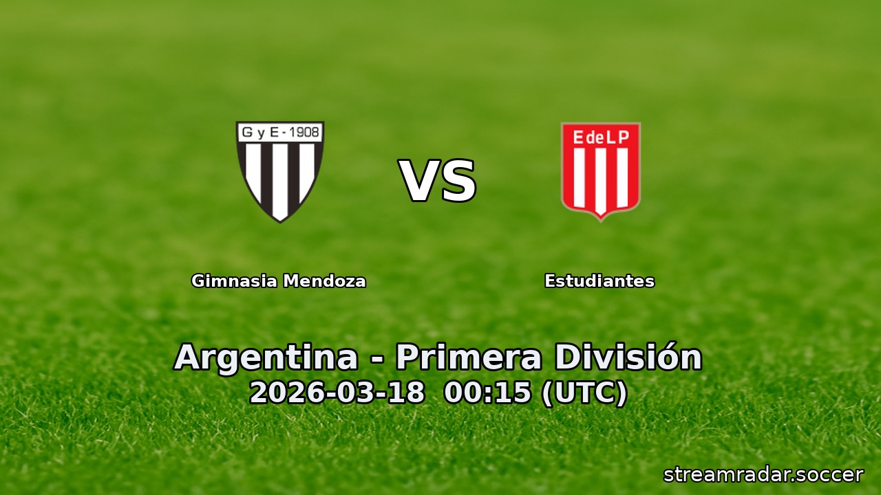 Gimnasia Mendoza vs Estudiantes