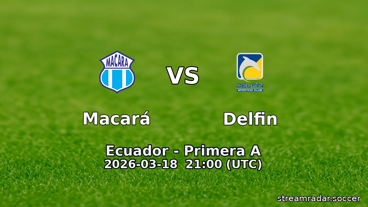 Macará vs Delfin