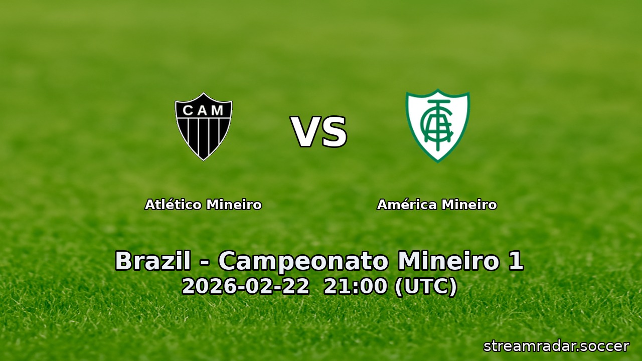 Atlético Mineiro vs América Mineiro