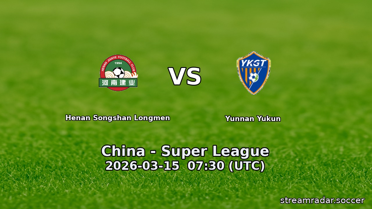 Henan Songshan Longmen vs Yunnan Yukun