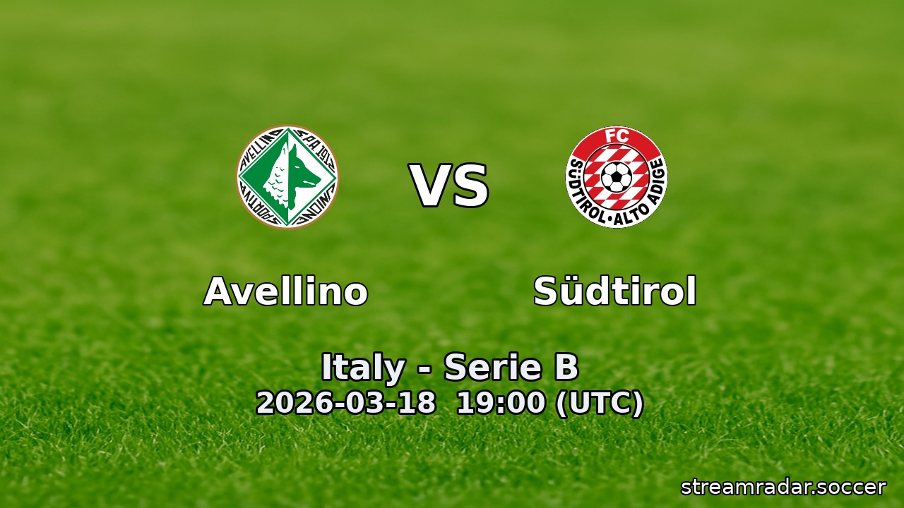 Avellino vs Südtirol