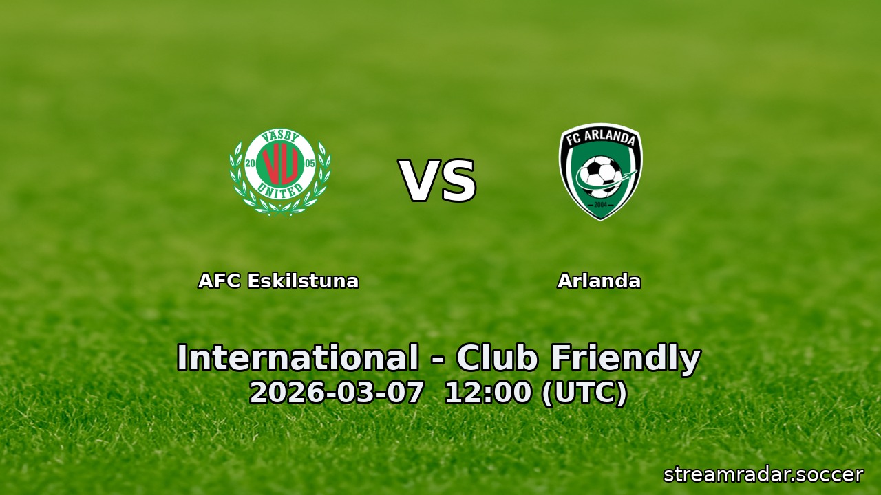 AFC Eskilstuna vs Arlanda
