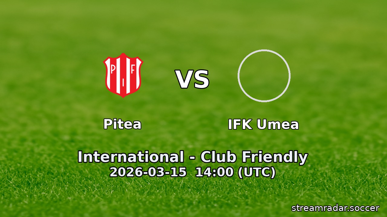 Pitea vs IFK Umea