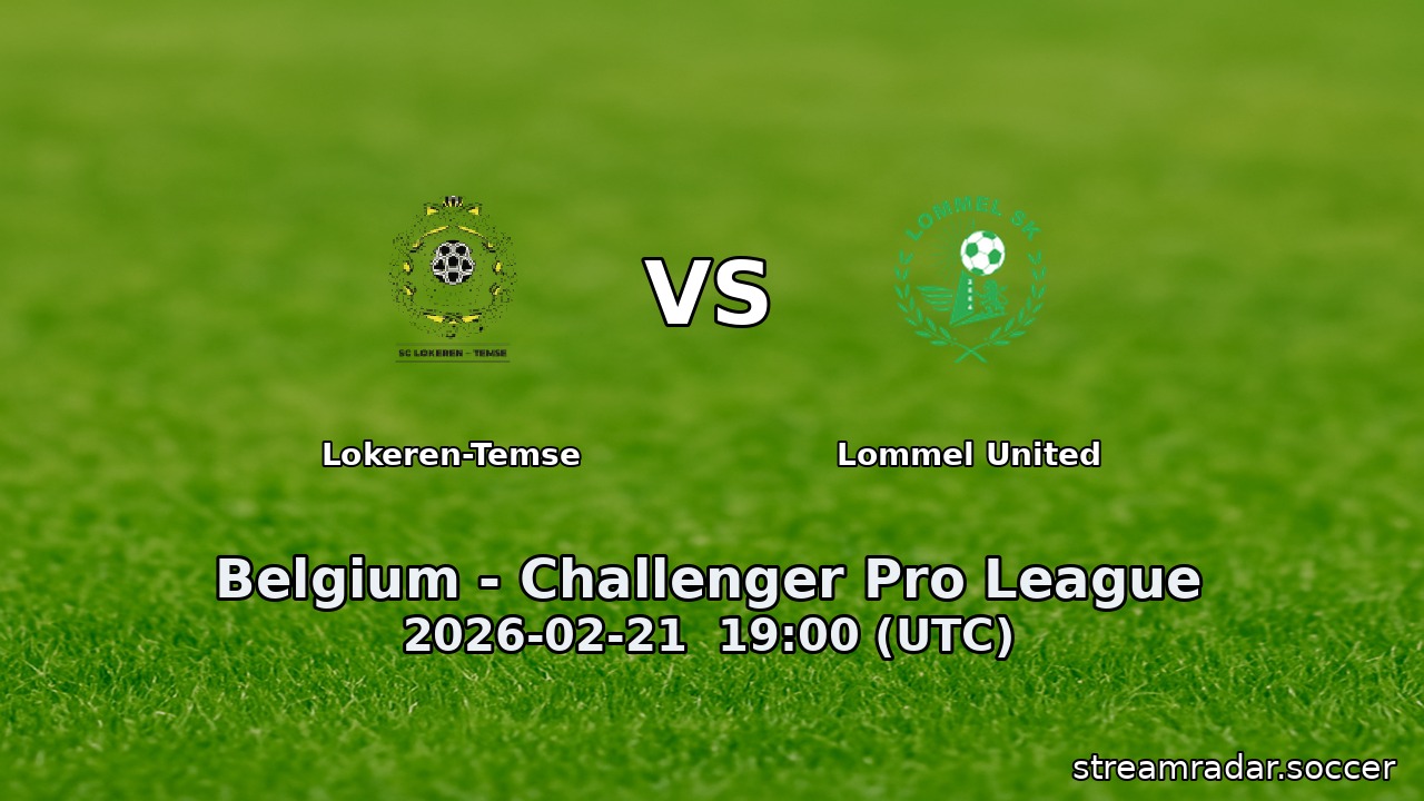 Lokeren-Temse vs Lommel United